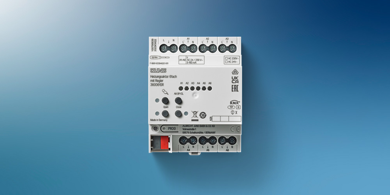 KNX Heizungsaktor 6-fach bei Elektro Ehrt GmbH in Lutherstadt Eisleben